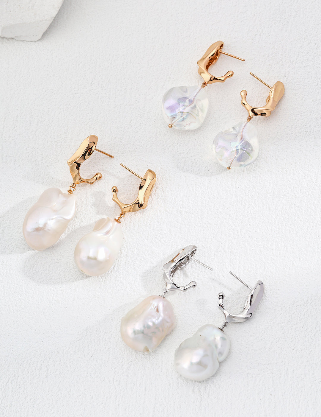 Baroque Pearl Drop Earrings