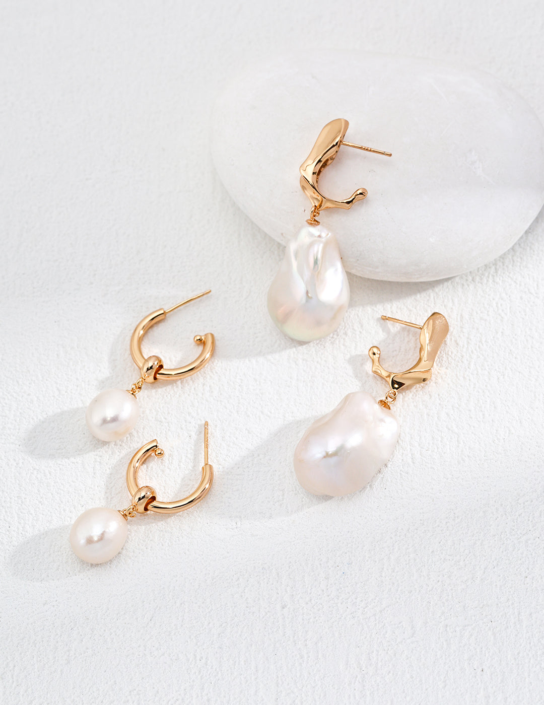 Baroque Pearl Drop Earrings