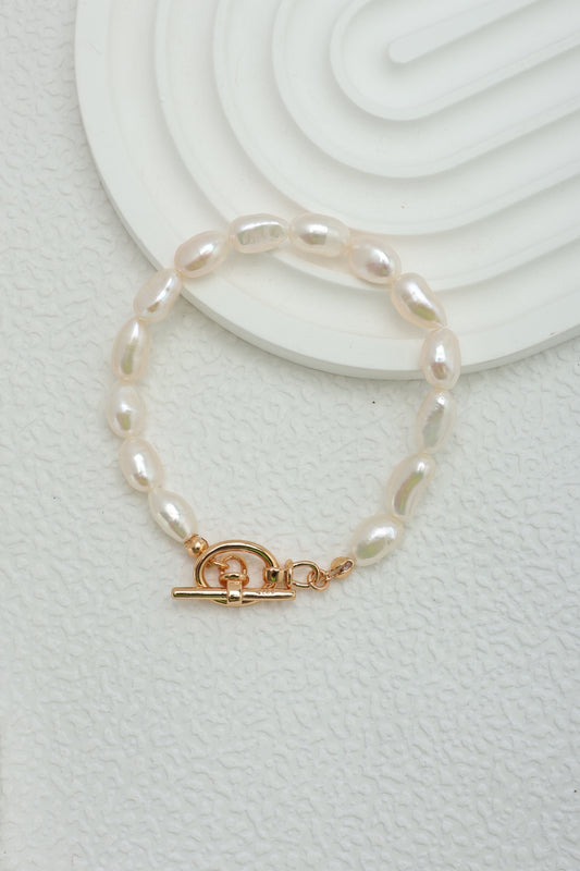 The Special-Shaped Baroque Pearl Bracelet