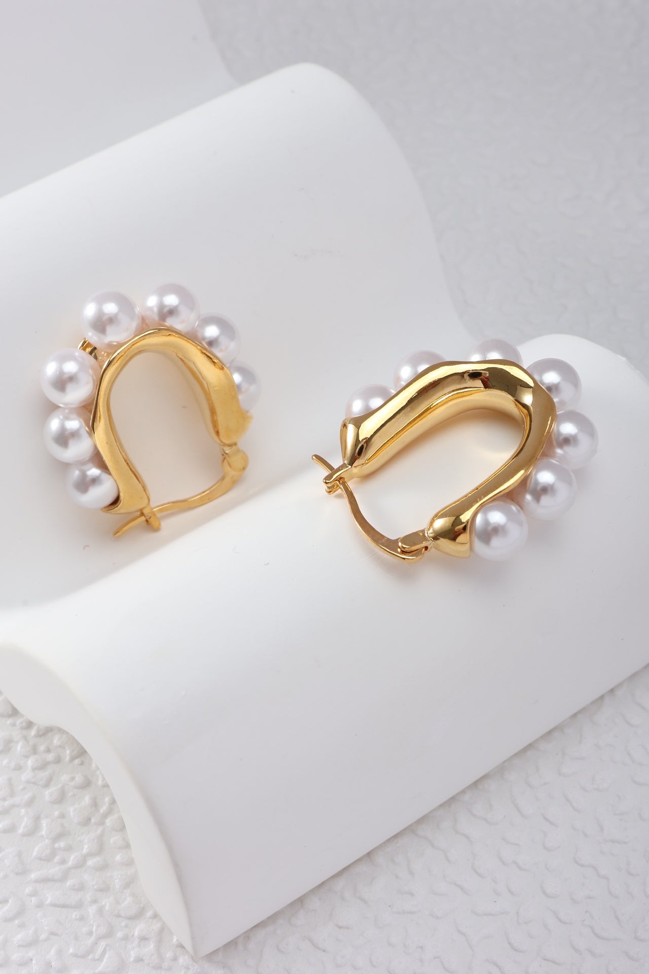 Elegant Shell Bead Earrings