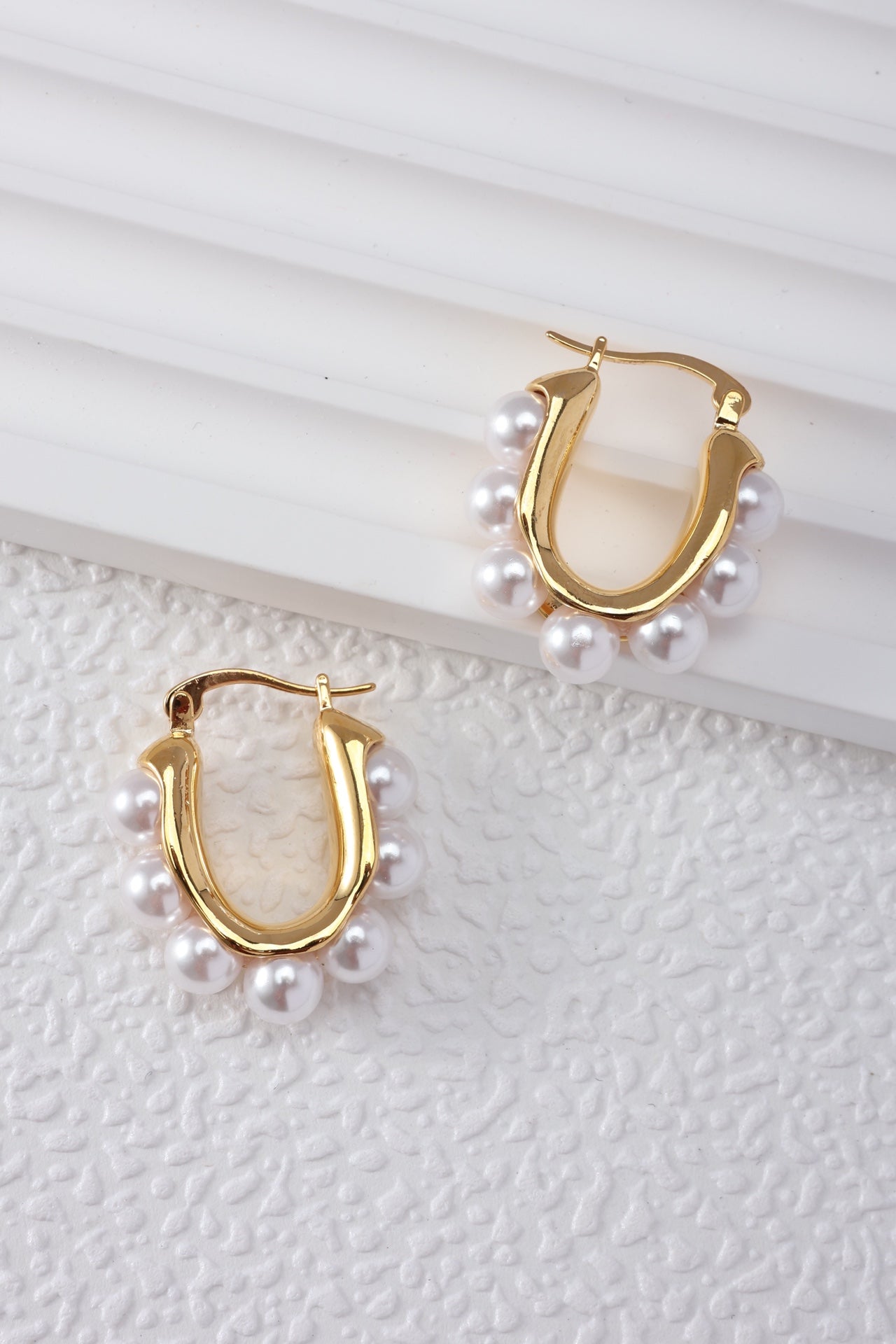 Elegant Shell Bead Earrings