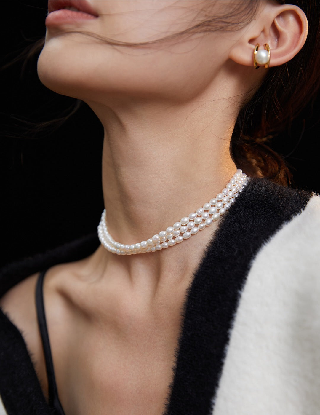 3 Layers Vacation Pearl Necklace